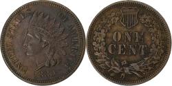 Us Coins - United States, 1 Cent, Indian Head, 1880, Philadelphia, Bronze,
