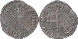 World Coins - Coin, France, Henri III, liard à la croix fleurdelisée, 1583,