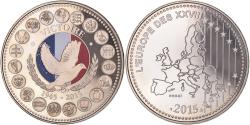 World Coins - France, Medal, L'Europe des XXVIII, La Victoire de 1945, Politics, 2015