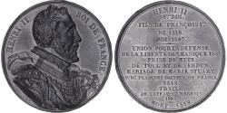 World Coins - France, Medal, Roi de france, Henri II, History, Caqué, , Tin