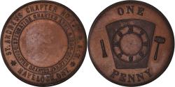 World Coins - Canada, Token, Masonic, Havelock, St Andrews, Chapter Penny, , Copper
