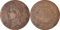 World Coins - Coin, FRENCH COLONIES, Charles X, 10 Centimes, 1825, Paris, , Bronze