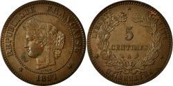 World Coins - Coin, France, Cérès, 5 Centimes, 1897, Paris, , Bronze, Gadoury:157a