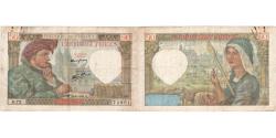 World Coins - France, 50 Francs, Jacques Coeur, 1941-04-24, O.72, VF(30-35)