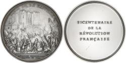 World Coins - France, Medal, Révolution Française, Siège de la Bastille, History, Andrieu