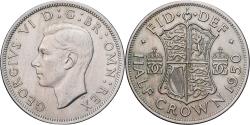 World Coins - Great Britain, George VI, 1/2 Crown, 1950, Copper-nickel, , KM:879