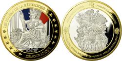 World Coins - France, Medal, Les Piliers de la République, Démocratique, 2013,