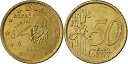 World Coins - Spain, 50 Euro Cent, 2000, Madrid, Nordic gold,