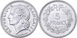 World Coins - France, 5 Francs, Lavrillier, 1946, Paris, Aluminum, , KM:888b.1
