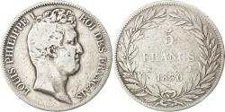 World Coins - Coin, France, Louis-Philippe, 5 Francs, 1830, Bordeaux, , Silver