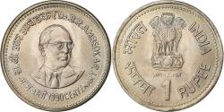 World Coins - India, Rupee, 1990, Bombay, Copper-nickel, , KM:85