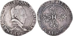 World Coins - Coin, France, Henri III, Franc au Col Plat, 1578, Dijon, , Silver