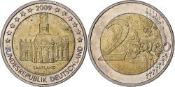 World Coins - GERMANY - FEDERAL REPUBLIC, 2 Euro, Building in Saarland, 2009, Stuttgart