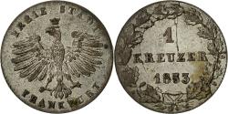 World Coins - Coin, German States, FRANKFURT AM MAIN, Kreuzer, 1853, , Silver, KM:312