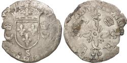 World Coins - Coin, France, Douzain aux croissants, 1553, Troyes, , Billon