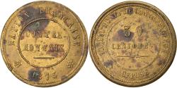 World Coins - Coin, France, Nation Française, Contre-Monnaie, 50 Centimes, 1873,
