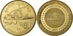 World Coins - France, Token, Bacs de Seine, Rouen-Le Havre, 2015, Copper-nickel Aluminium