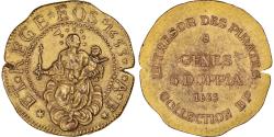 World Coins - France, GENES 5 DOPPIA, 1653, Le trésor des pirates, COLLECTION BP,