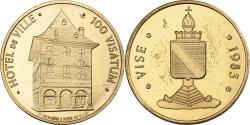 World Coins - Belgium, Token, 100 Visatum - Visé, 1983, Copper,