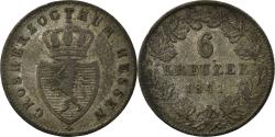 World Coins - Coin, German States, HESSE-DARMSTADT, Ludwig II, 6 Kreuzer, 1841,