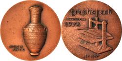 World Coins - Spain, Medal, Siglo, Graphispack, Barcelona, Arts & Culture, 1978,