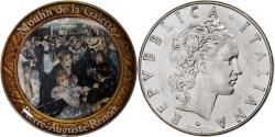 World Coins - Italy, Token, Renoir, Le Moulin de la Galette, Copper-nickel,