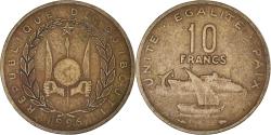 World Coins - Coin, Djibouti, 10 Francs, 1996
