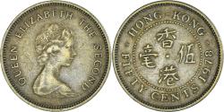 World Coins - Coin, Hong Kong, Elizabeth II, 50 Cents, 1978, Royal Mint,