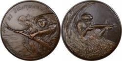World Coins - France, Medal, La Résistance, 1984, MDP, Bronze, Moretti/Santucci,