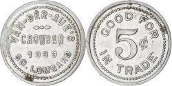World Coins - United States, Van-der-Aue's, Crowbar, So.Lombard, 5 Cents, 1939,