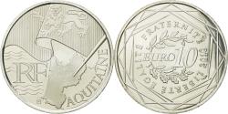 World Coins - France, 10 Euro, Aquitaine, 2010, , Silver, KM:1645