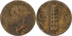 World Coins - Italy, Vittorio Emanuele III, 5 Centesimi, 1919, Rome, Copper, , KM:59