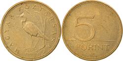 World Coins - Coin, Hungary, 5 Forint, 2002, Budapest, , Nickel-brass, KM:694