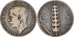 World Coins - Coin, Italy, Vittorio Emanuele III, 5 Centesimi, 1920, Rome, Vittorio Emanuele