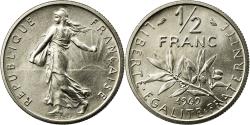 World Coins - Coin, France, Semeuse, 1/2 Franc, 1969, , Nickel, Gadoury:429