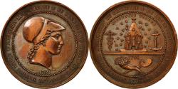 World Coins - France, Medal, Société d'Emulation, Commerce et Industrie, Seine Inf., 1855