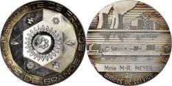 World Coins - France, Medal, Electricité-Gaz de France, Silvered bronze,