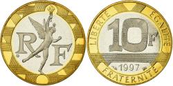 World Coins - Coin, France, Génie, 10 Francs, 1997, Paris, Proof, , Aluminum-Bronze