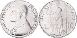 World Coins - Coin, VATICAN CITY, John Paul II, 10 Lire, 1980, FDC.AN 2, , Aluminum