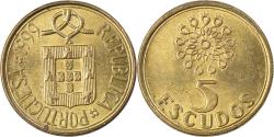 World Coins - Coin, Portugal, 5 Escudos, 1999