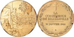 World Coins - France, Medal, La conférence de Brazzaville, 30 Janvier 1944, Politics
