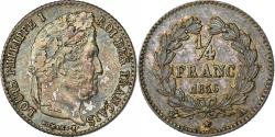 World Coins - France, Louis Philippe I, 1/4 Franc, 1836, Paris, Silver, , Gadoury:355