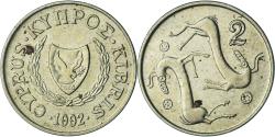 World Coins - Cyprus, 2 Cents, 1992