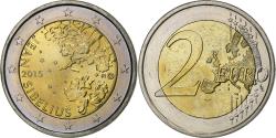 World Coins - Finland, 2 Euro, Jean Sibelius, 2015, , Bi-Metallic