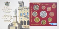 World Coins - San Marino, Coffret 1c. à 5€, 2006, Rome, FDC,
