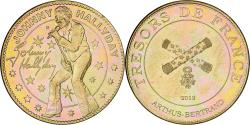 World Coins - France, Token, Musée Grévin, Johnny Hallyday, Copper-nickel Aluminium