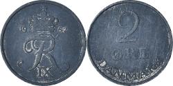 World Coins - Denmark, 2 Öre, 1967