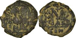 Ancient Coins - Coin, Justin II, Follis, 571-572, Constantinople, , Copper, Sear:360