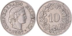 World Coins - Coin, Switzerland, 10 Rappen, 1947
