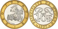 World Coins - Coin, Monaco, Rainier III, 10 Francs, 1997, , Bi-Metallic, KM:163